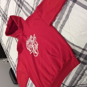 2001 Allman Brothers Band Concert Hoodie, Red XL